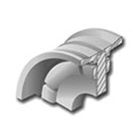 帶集成密封件的雙動整體活塞